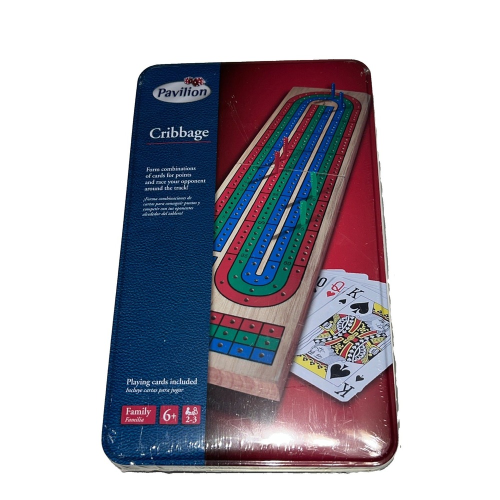 Cribbage by Pavillion 2008 Toys R Us Release NEW Sealed Game Portable Wood Fun